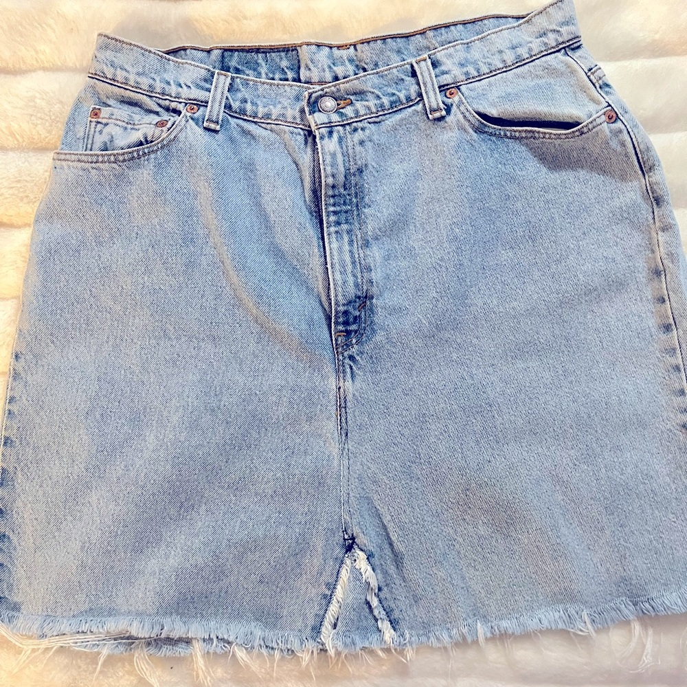 Vintage Levi’s repurposed skirt
